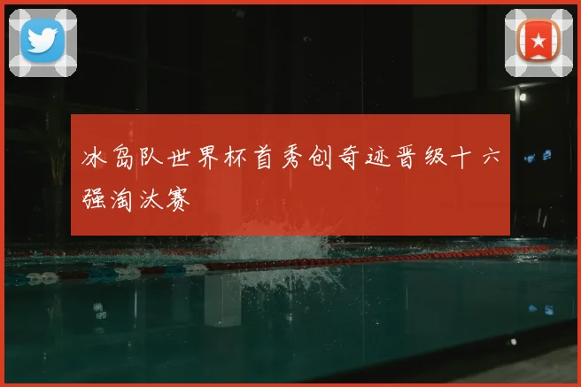 冰岛队世界杯首秀创奇迹晋级十六强淘汰赛